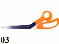 OSTRE NOŻYCZKI DO TKANIN, FILCU, PAPIERU 25 cm 03