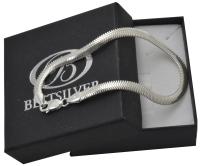 BRANSOLETKA SREBRNA WĄŻ PŁASKI 3,3MM SREBRO