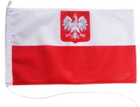Польский флаг флаг яхты эмблема Польша 65x40cm
