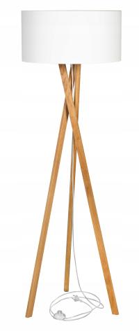 Торшер/НАПОЛЬНАЯ ТРЕНОГА, ДУБ, АБАЖУР 160 см