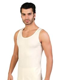 Майка круглая на бретелях белый