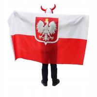 Мыс болельщика Польша 150 х 90СМ матч прыжки флаг