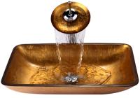 VELDMAN SZKLANA UMYWALKA + BATERIA HC7057 ZŁOTA