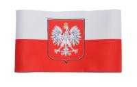 Повязка на руку эмблема польский Польша белый и красный