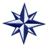 Полоса РОЗА ВЕТРОВ - стрелки компаса - ВЫШИВКА