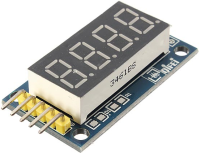 Модуль 4 цифровой светодиодный дисплей 3.3 V до 5 _bte-163