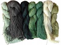 Włóczki maskujące kamuflaż MFH do strojów Ghillie Thread Set 7 kolorów