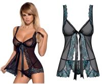 Amanta babydoll koszulka + stringi Obsessive L/XL